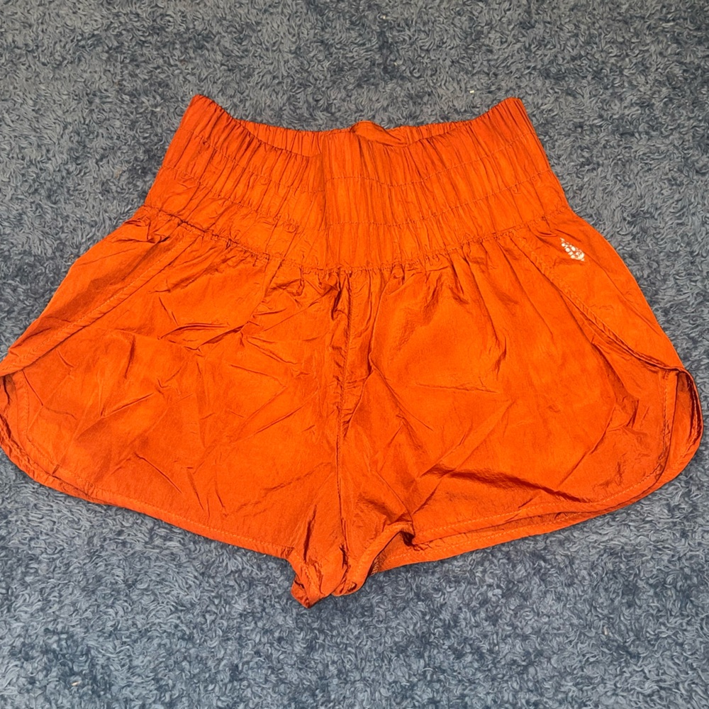 Free People Movement Orange Shorts